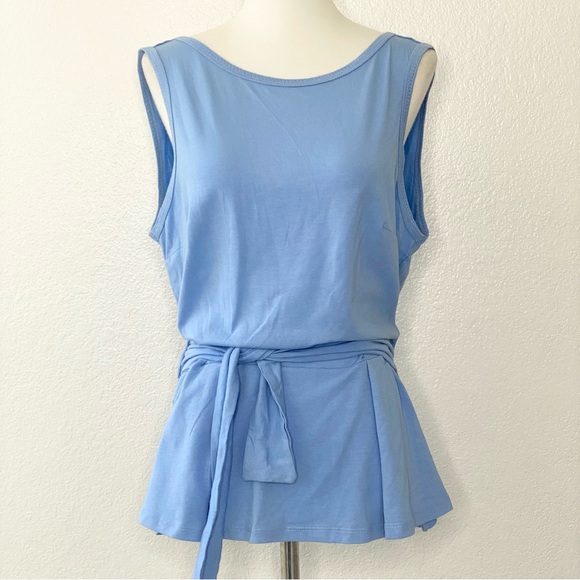 Anthropologie Tops - ANTHROPOLGIE BLUE BLOUSE